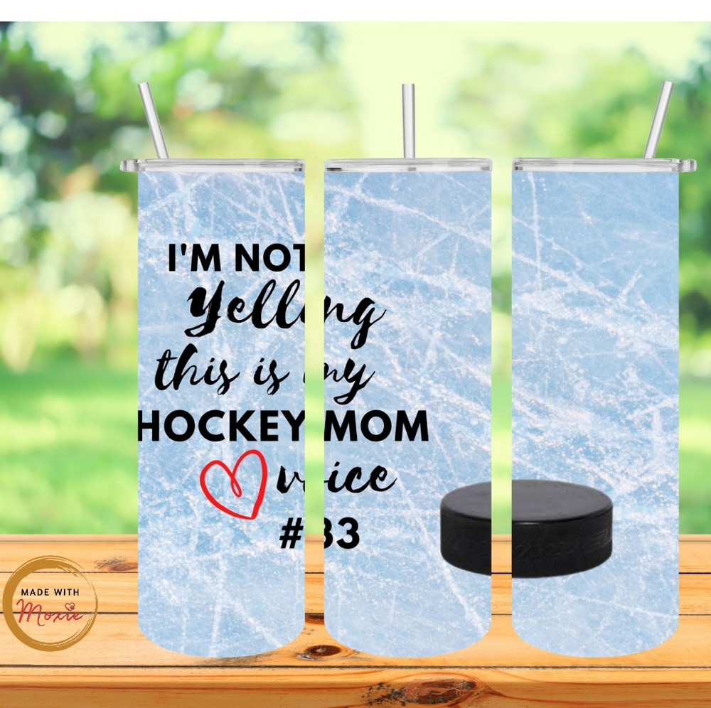20oz Hockey Mom Tumbler